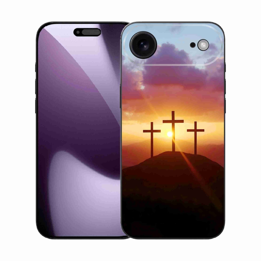 Gélový kryt mmCase na iPhone 17 Air - tri kríža