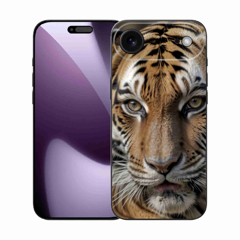 Gélový kryt mmCase na iPhone 17 Air - tigrie pohľad