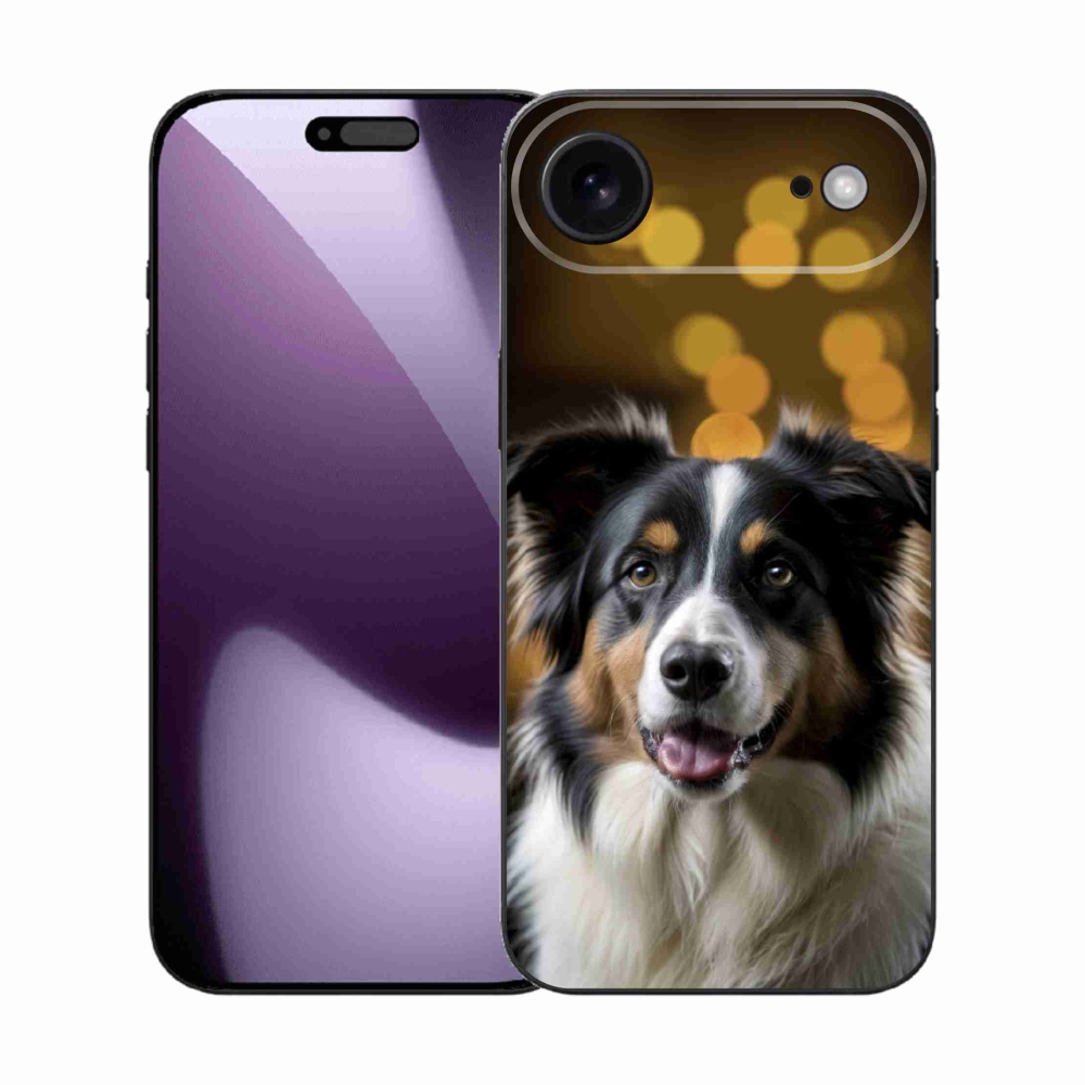 Gélový kryt mmCase na iPhone 17 Air - usmievavý austrálsky ovčiak