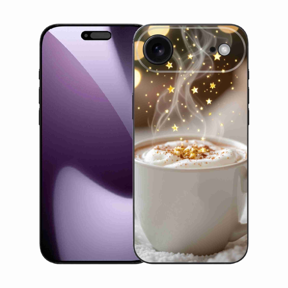Gélový kryt mmCase na iPhone 17 Air - vianočný horúci nápoj