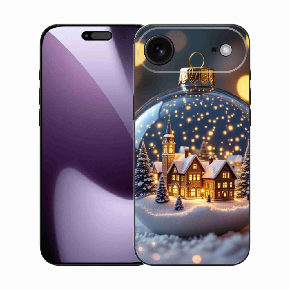 Gélový kryt mmCase na iPhone 17 Air - vianočné gule 4