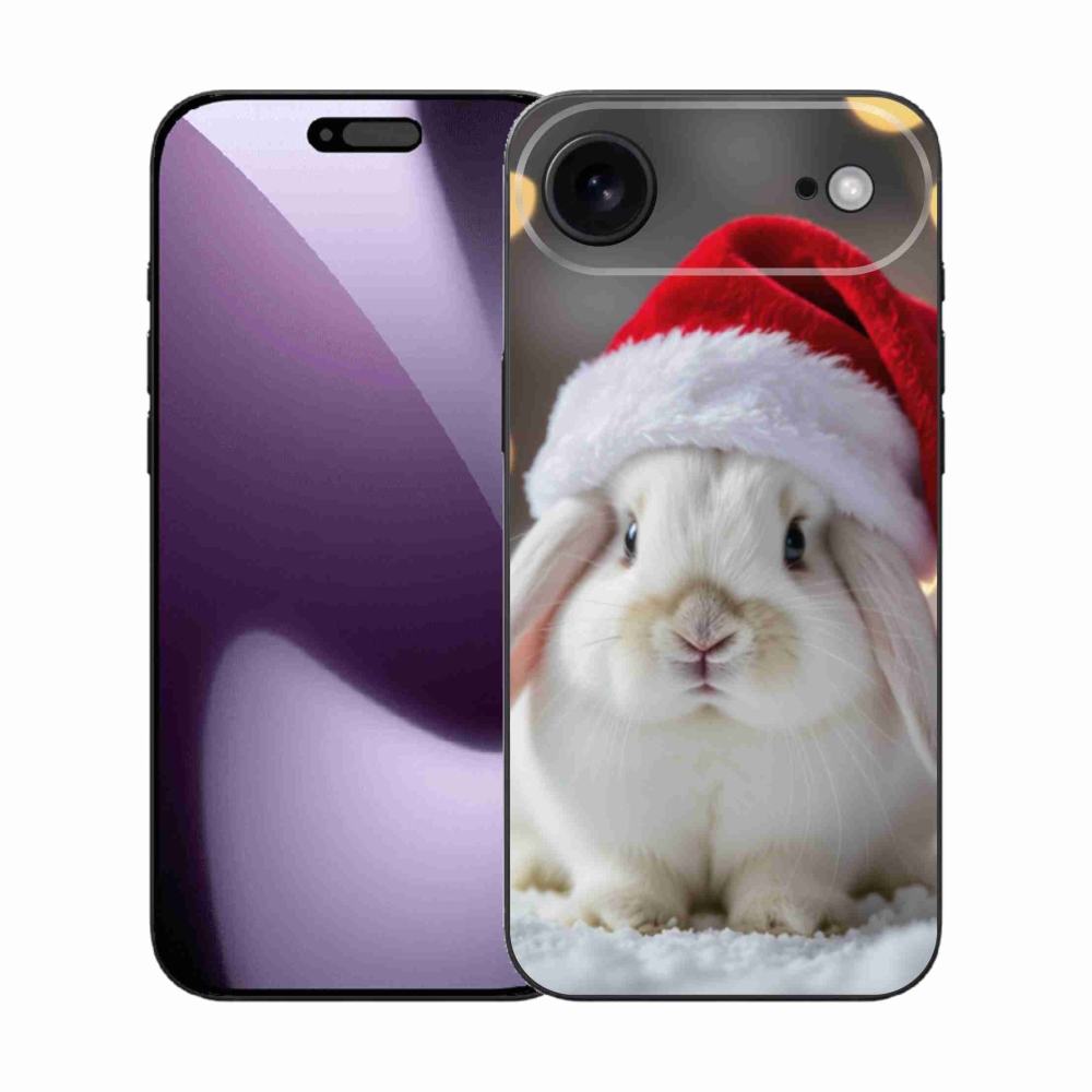 Gélový kryt mmCase na iPhone 17 Air - vianočný králik