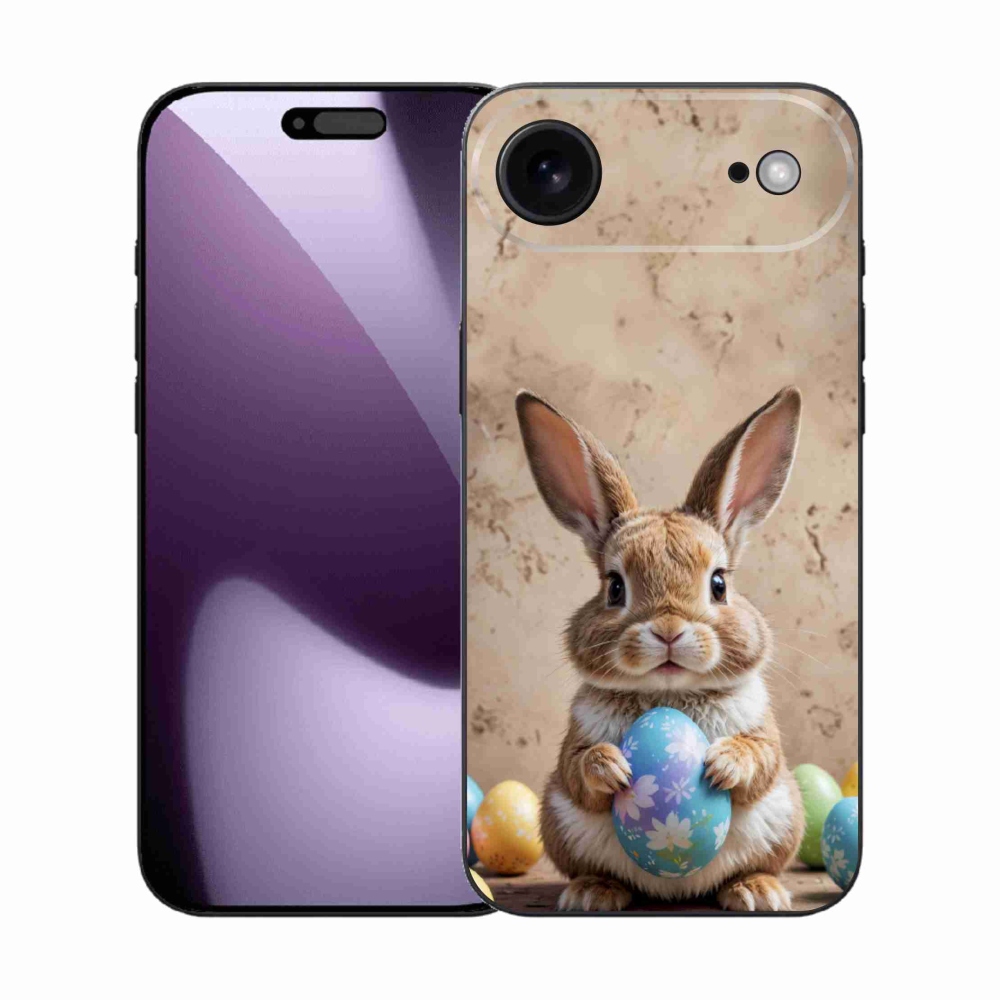 Gélový kryt mmCase na iPhone 17 Air - veľkonočný zajačik