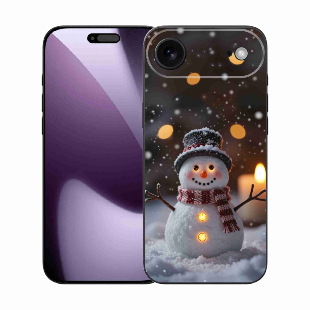 Gélový kryt mmCase na iPhone 17 Air - veselý snehuliak