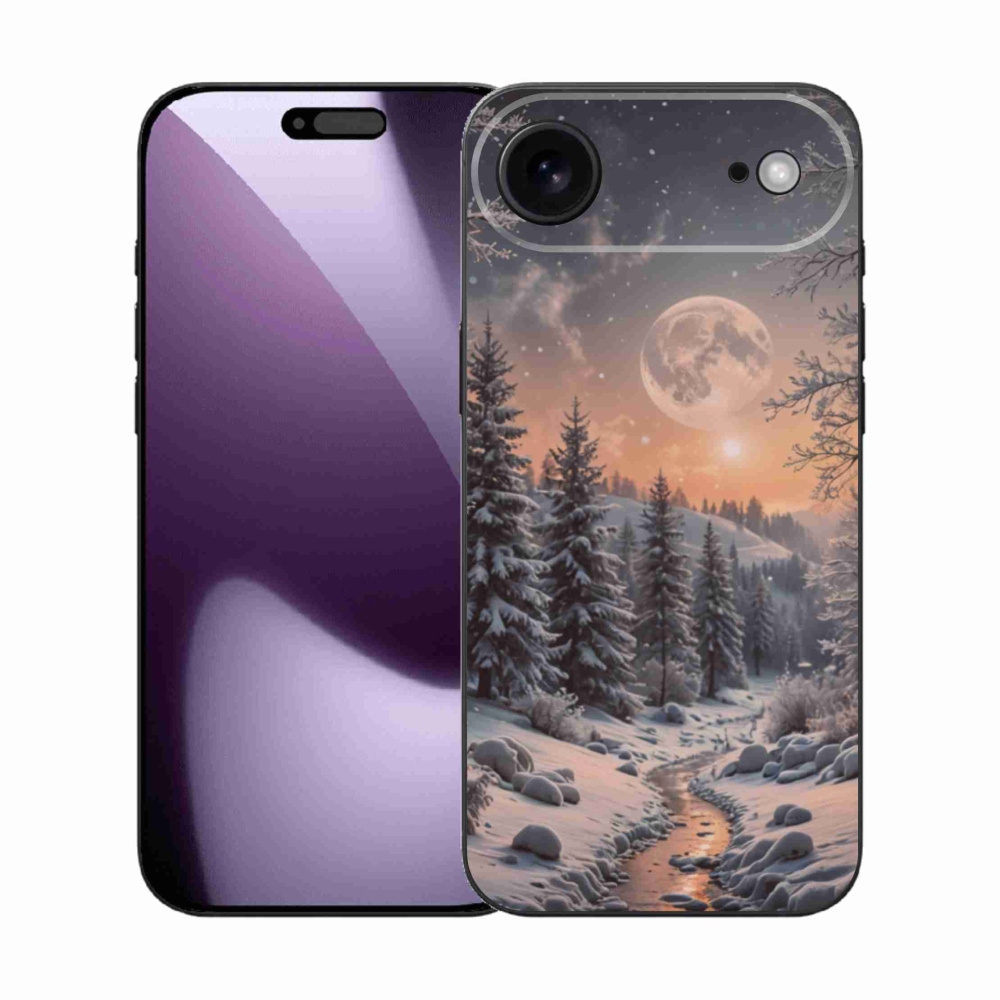Gélový kryt mmCase na iPhone 17 Air - zimná krajina 2