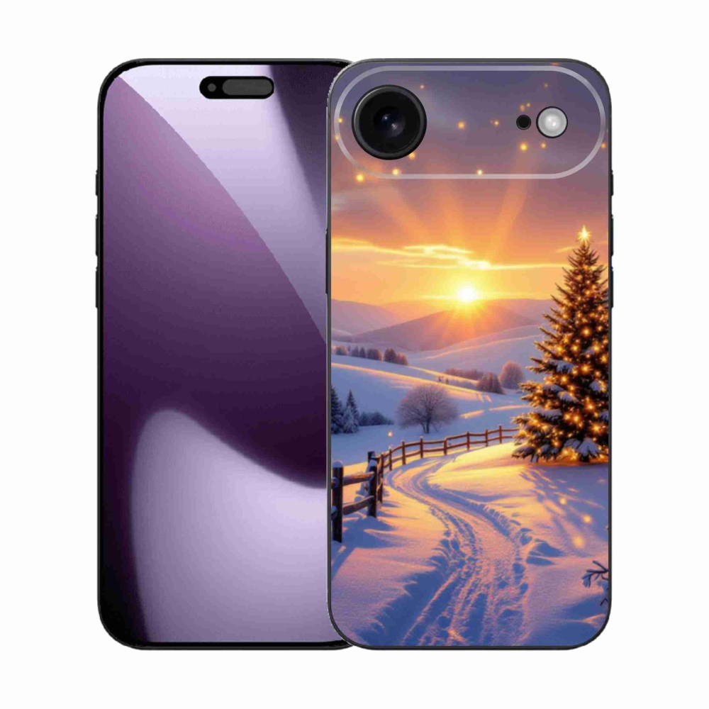 Gélový kryt mmCase na iPhone 17 Air - zimná krajina