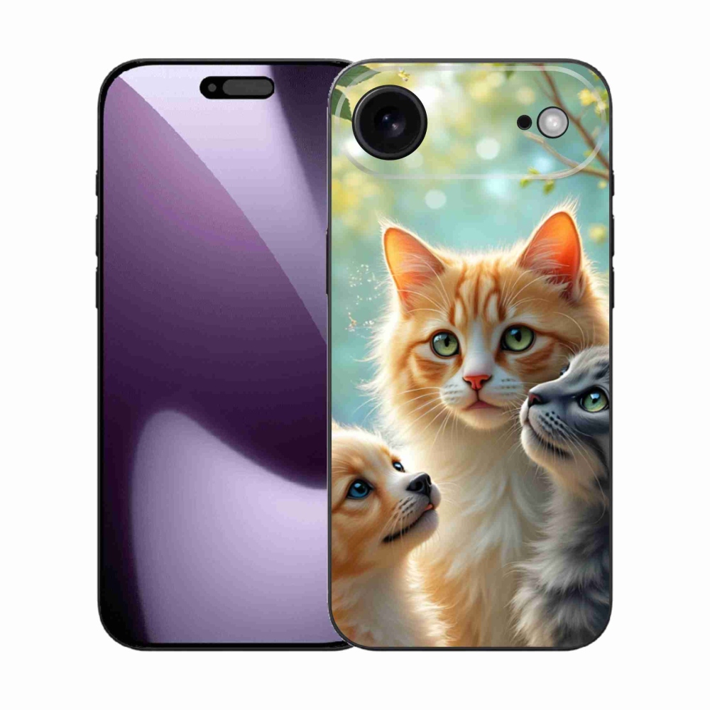 Gélový kryt mmCase na iPhone 17 Air - zvieracie priateľstvo 2