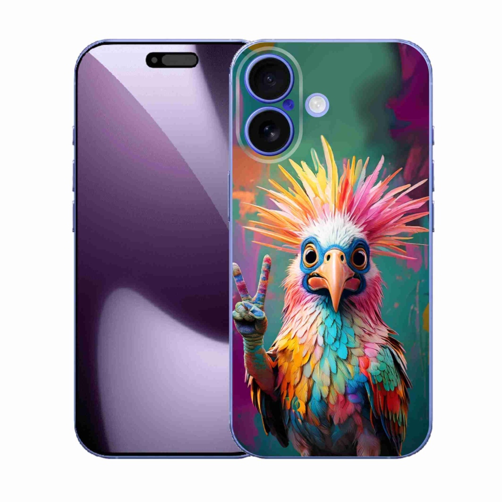 Gélový kryt mmCase na iPhone 17 - farebný rebel