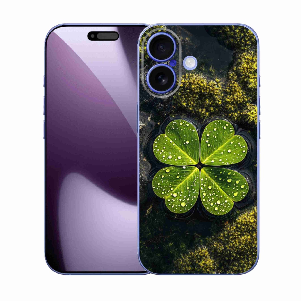 Gélový kryt mmCase na iPhone 17 - štvorlístok