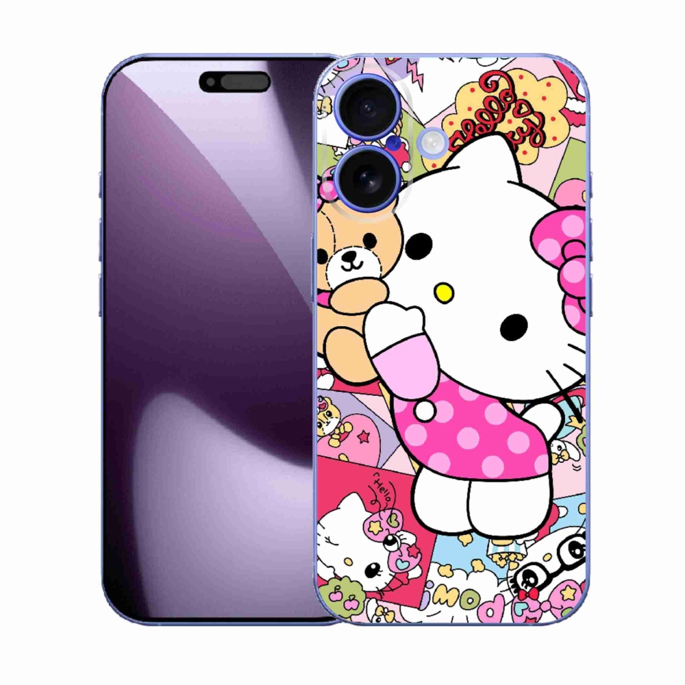 Gélový kryt mmCase na iPhone 17 - cute kitty