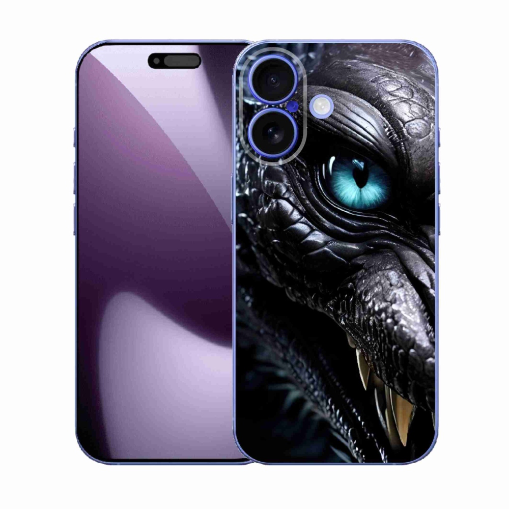 Gélový kryt mmCase na iPhone 17 - dračí pohľad