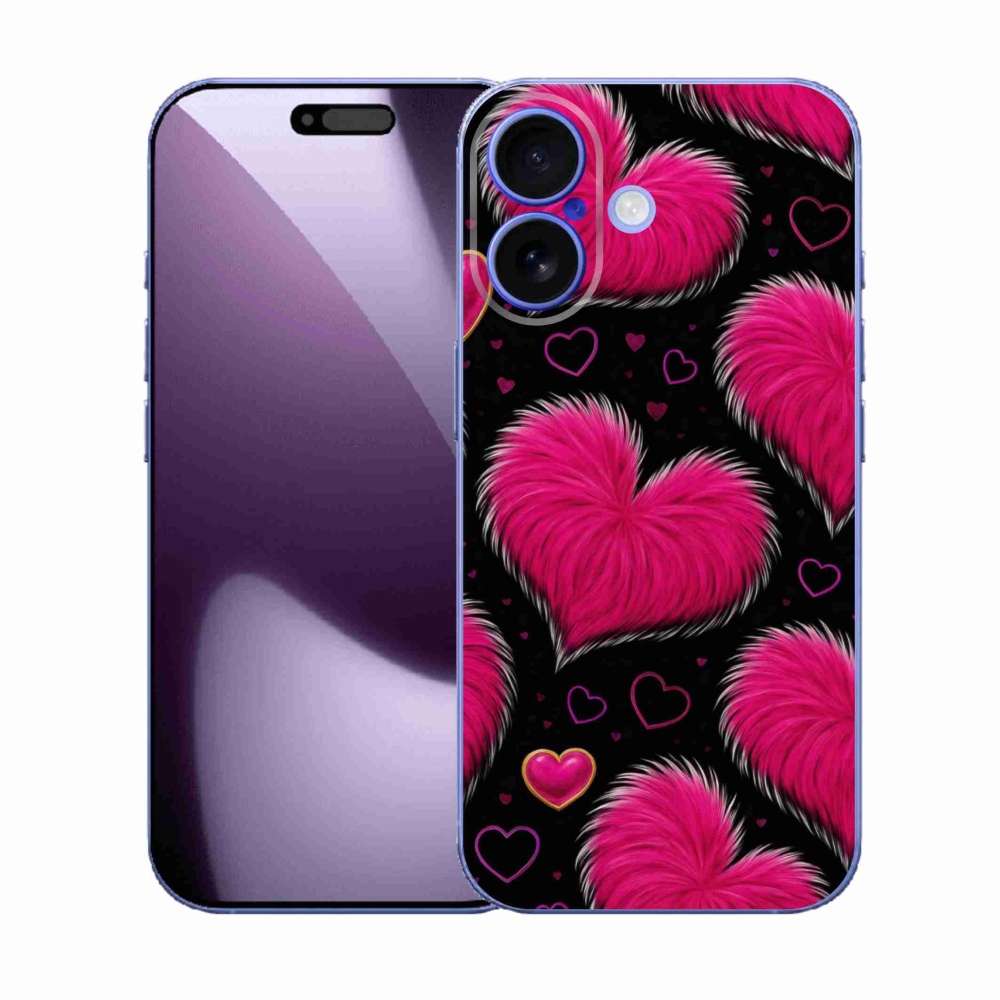 Gélový kryt mmCase na iPhone 17 - hebké srdce