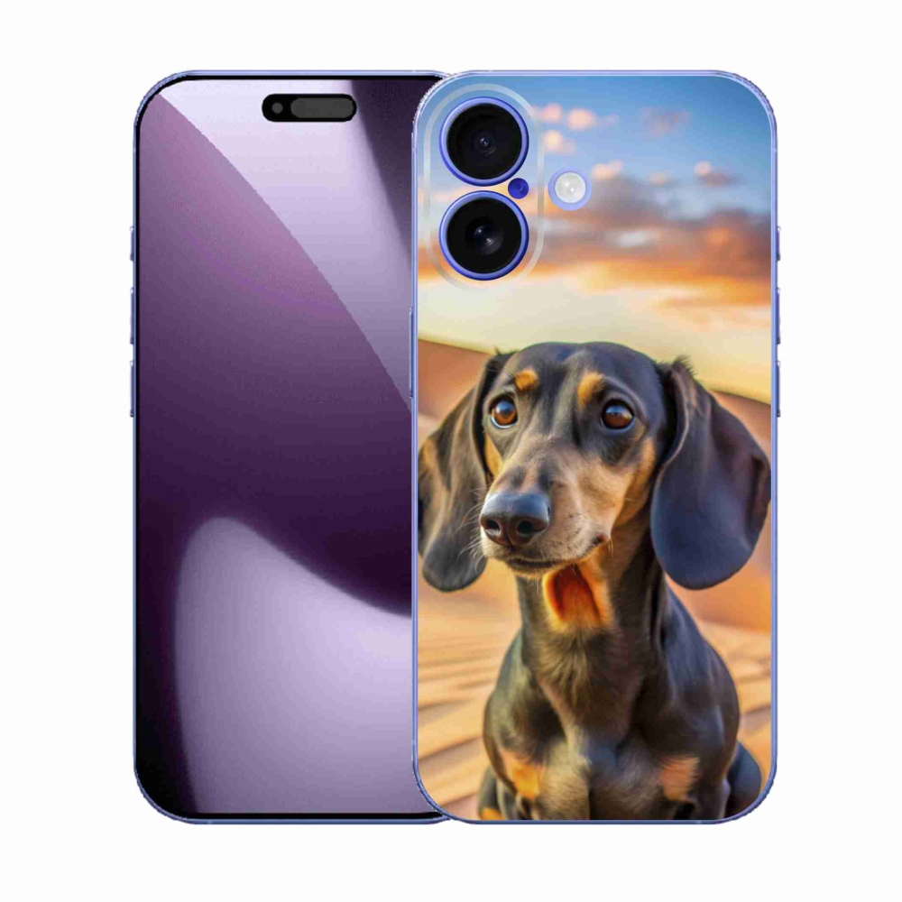 Gélový kryt mmCase na iPhone 17 - jazvečík 3