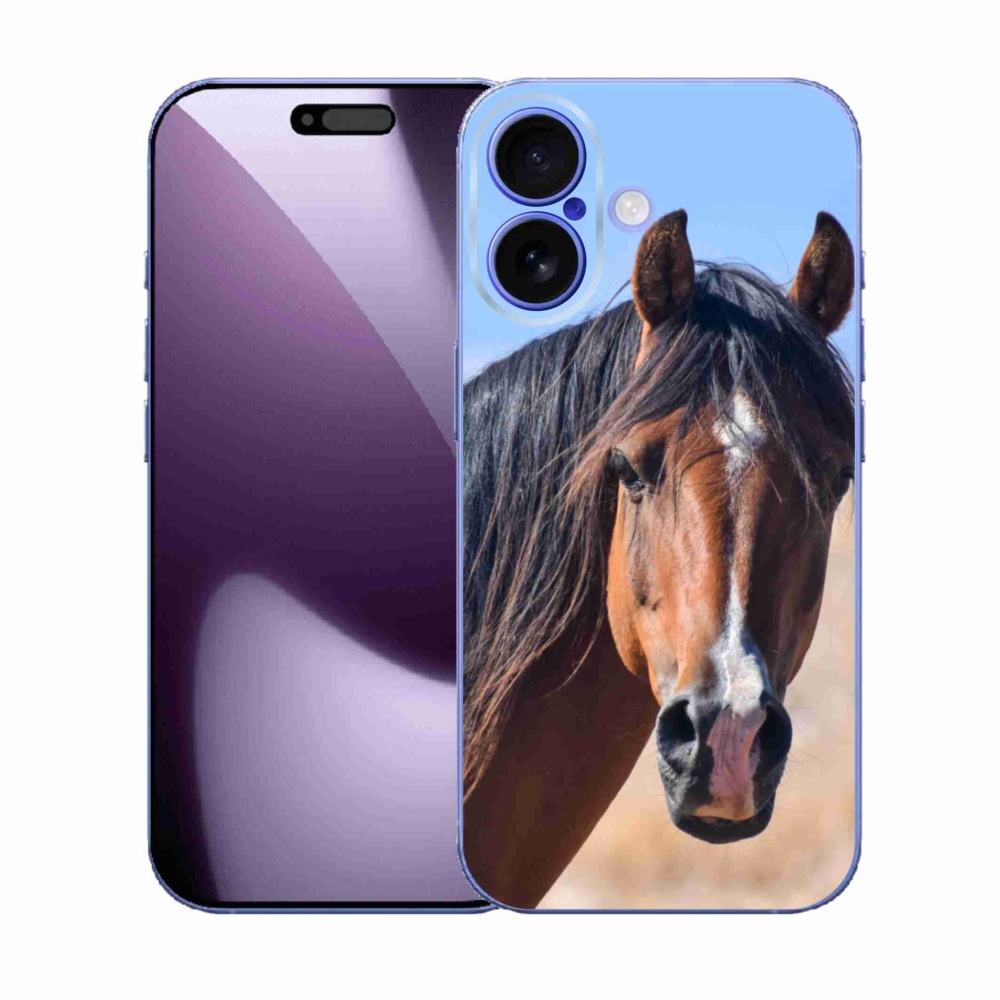 Gélový kryt mmCase na iPhone 17 - pokojný kôň