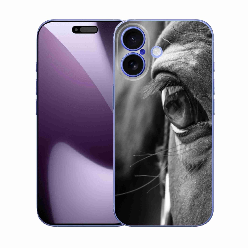 Gélový kryt mmCase na iPhone 17 - konský pohľad