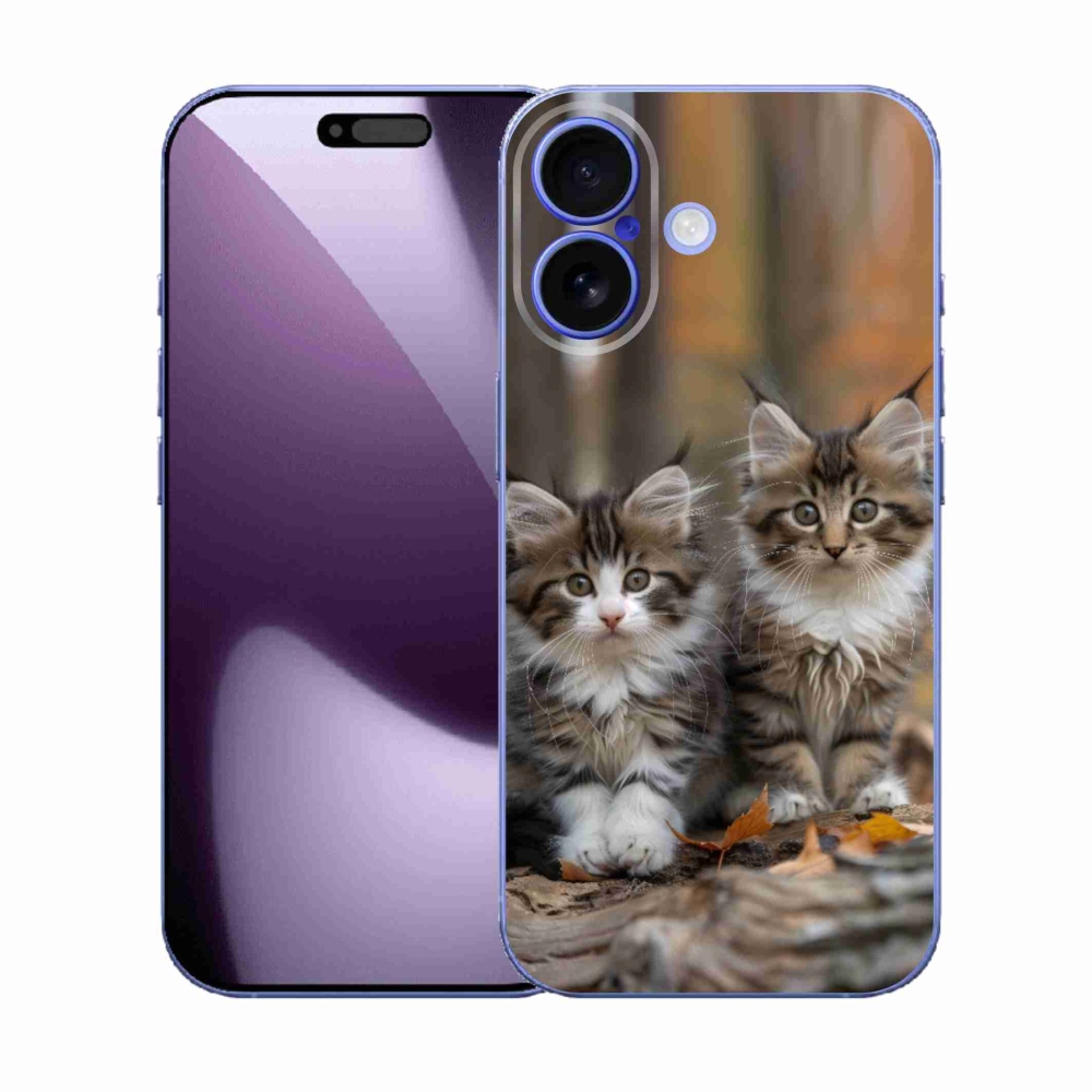 Gélový kryt mmCase na iPhone 17 - mačacie duo 3