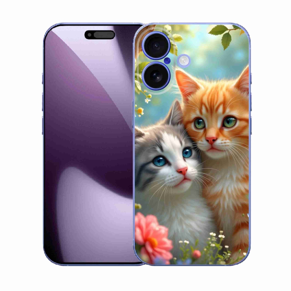 Gélový kryt mmCase na iPhone 17 - mačacia láska 2