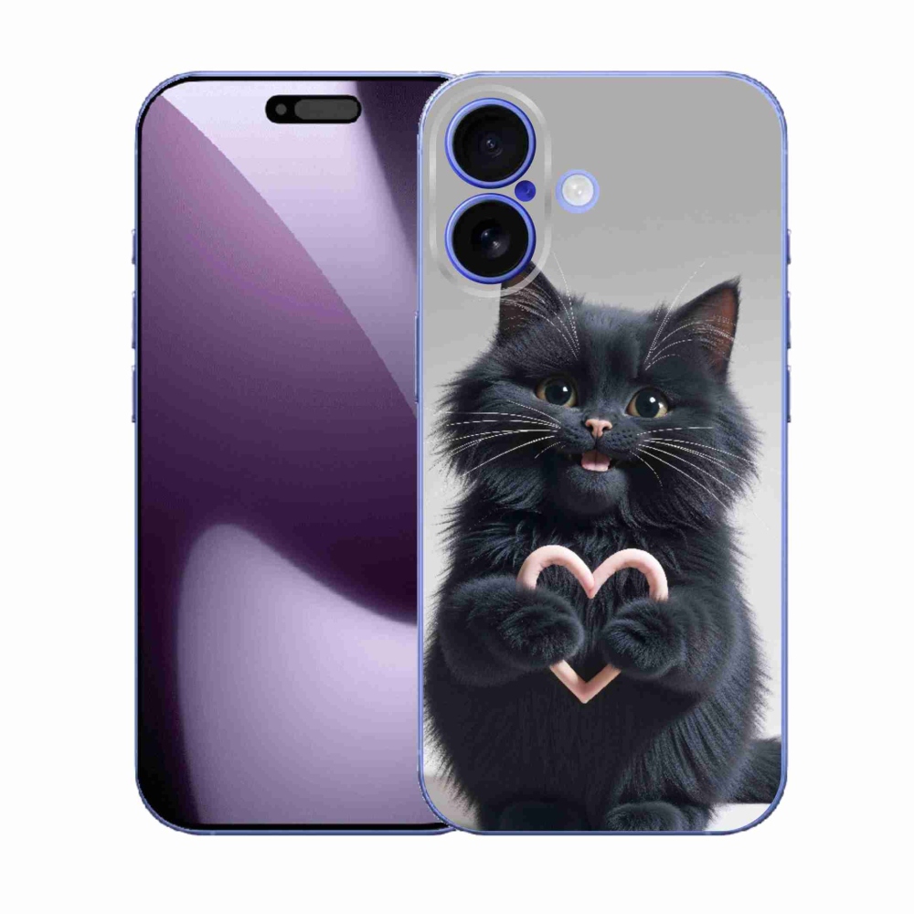 Gélový kryt mmCase na iPhone 17 - mačacia láska 3