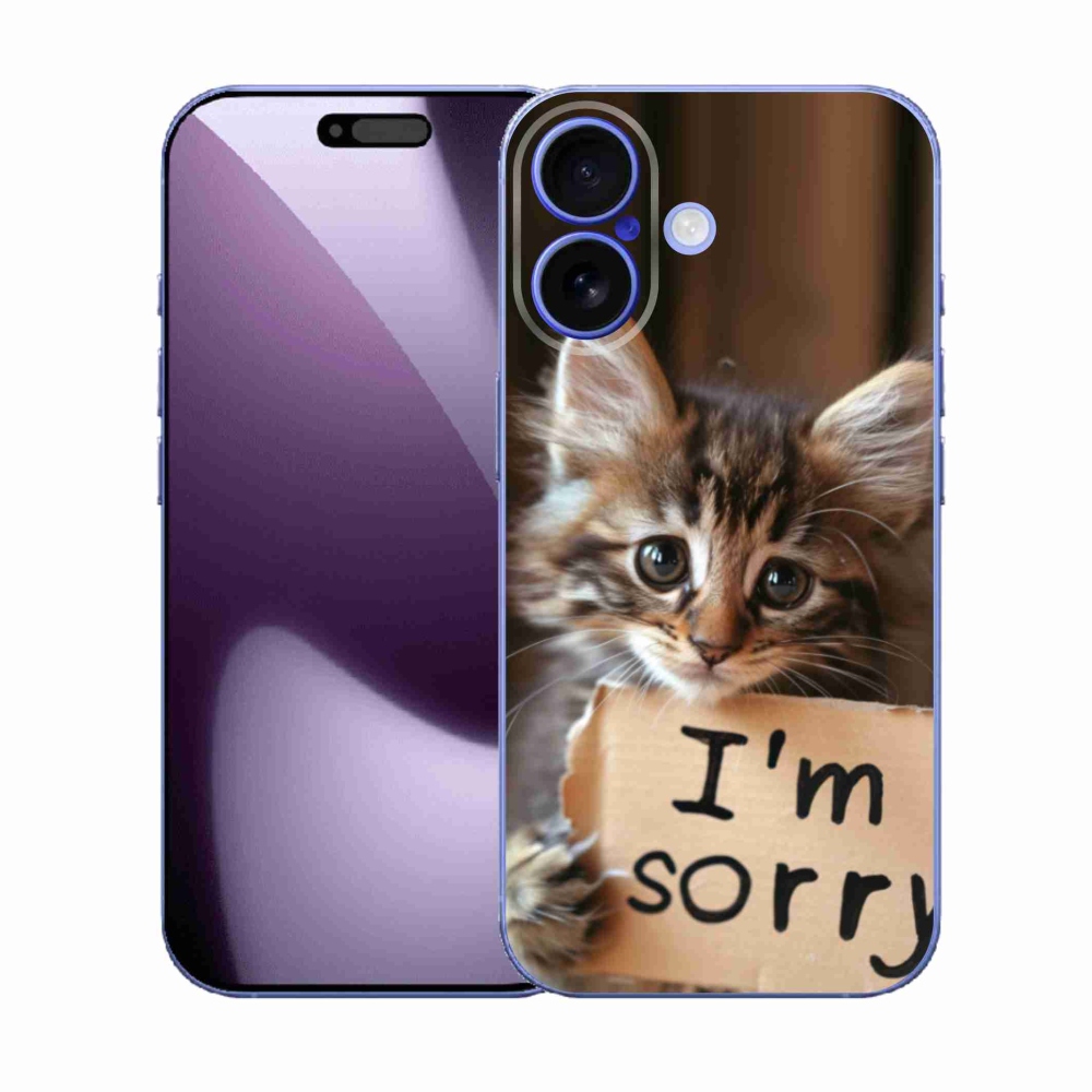 Gélový kryt mmCase na iPhone 17 - mačacie ospravedlnenie