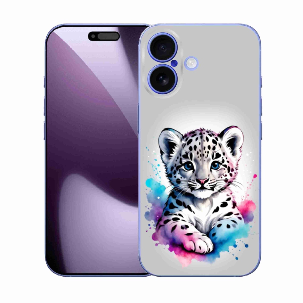 Gélový kryt mmCase na iPhone 17 - leopardej mláďa
