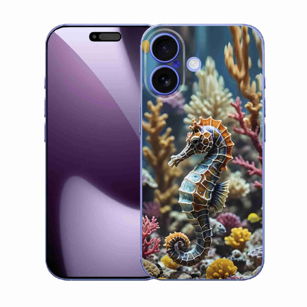 Gélový kryt mmCase na iPhone 17 - morský koník 2