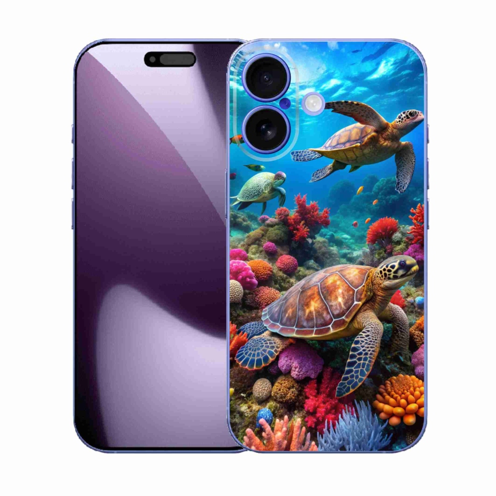 Gélový kryt mmCase na iPhone 17 - morský svet 2