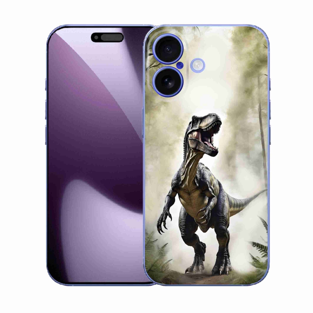 Gélový kryt mmCase na iPhone 17 - naštvaný T-Rex
