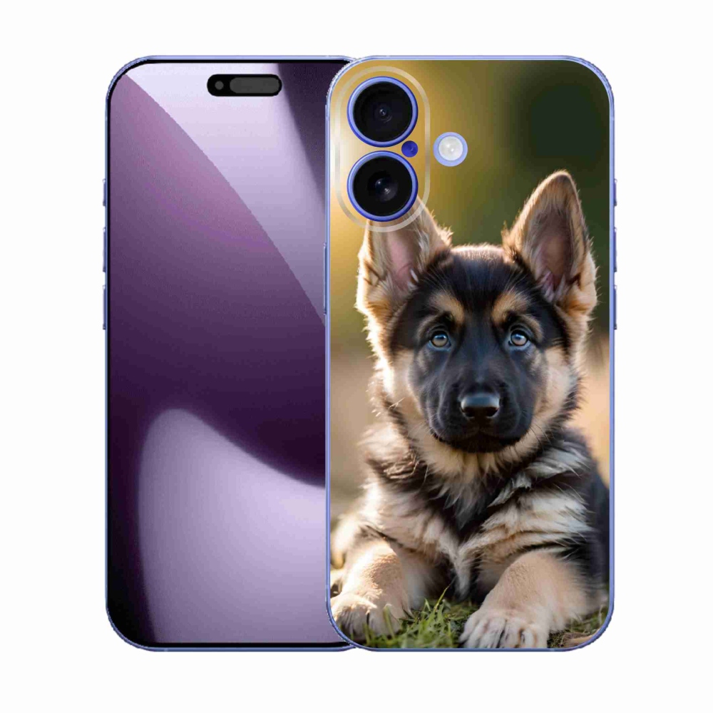 Gélový kryt mmCase na iPhone 17 - nemecký ovčiak v prírode