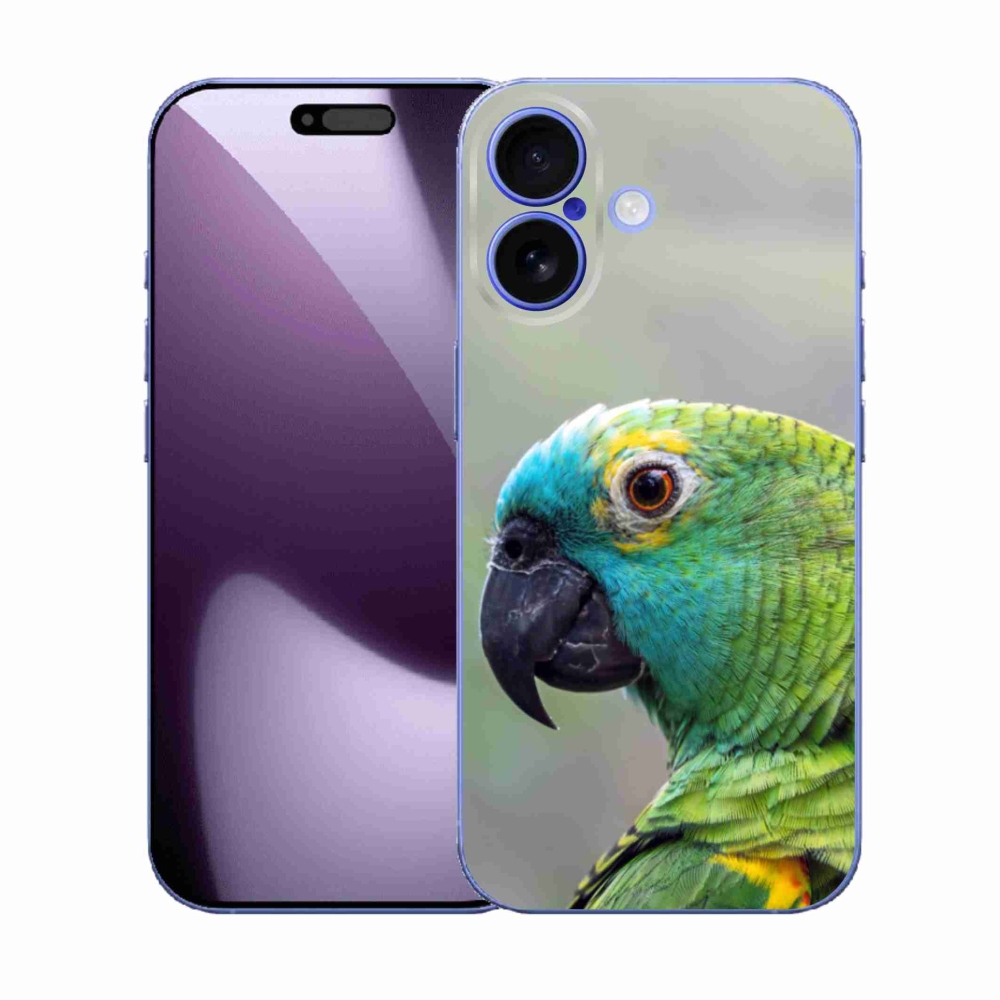 Gélový kryt mmCase na iPhone 17 - papagáj amazoňan