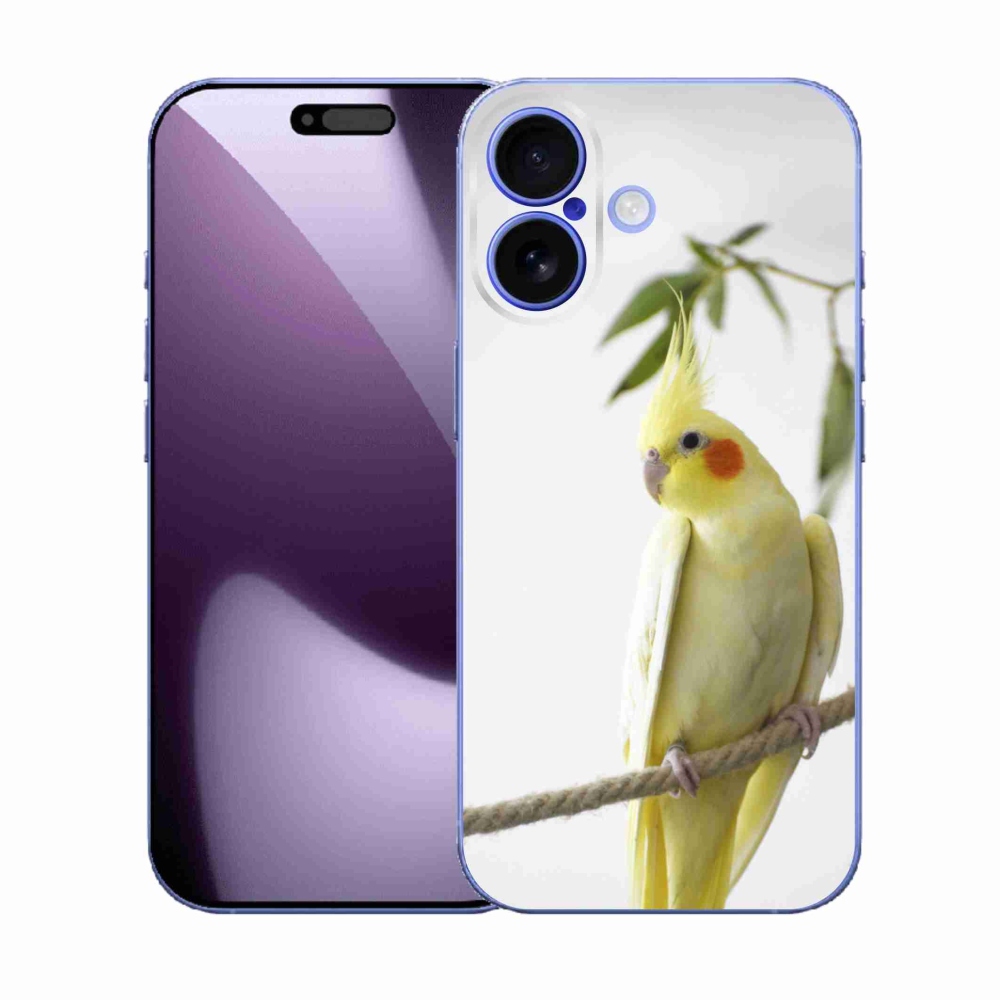 Gélový kryt mmCase na iPhone 17 - papagáj korela chocholatá