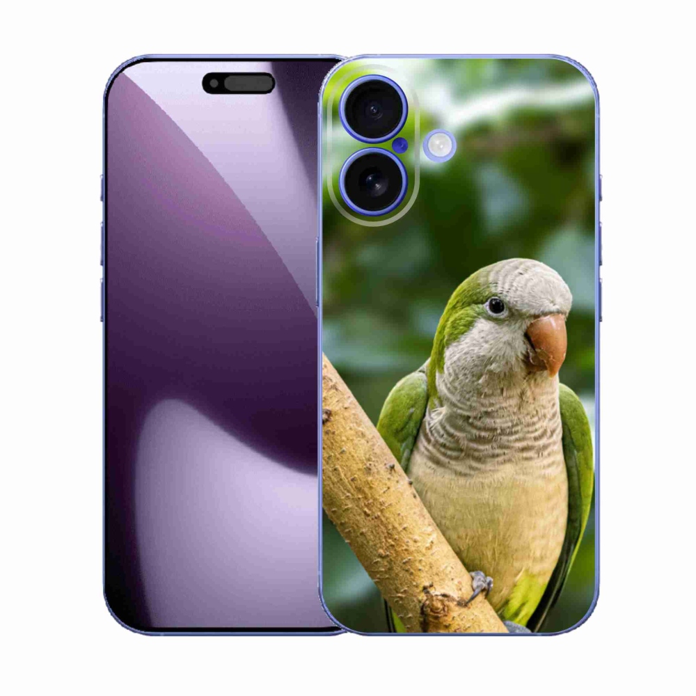 Gélový kryt mmCase na iPhone 17 - papagáj mníšok