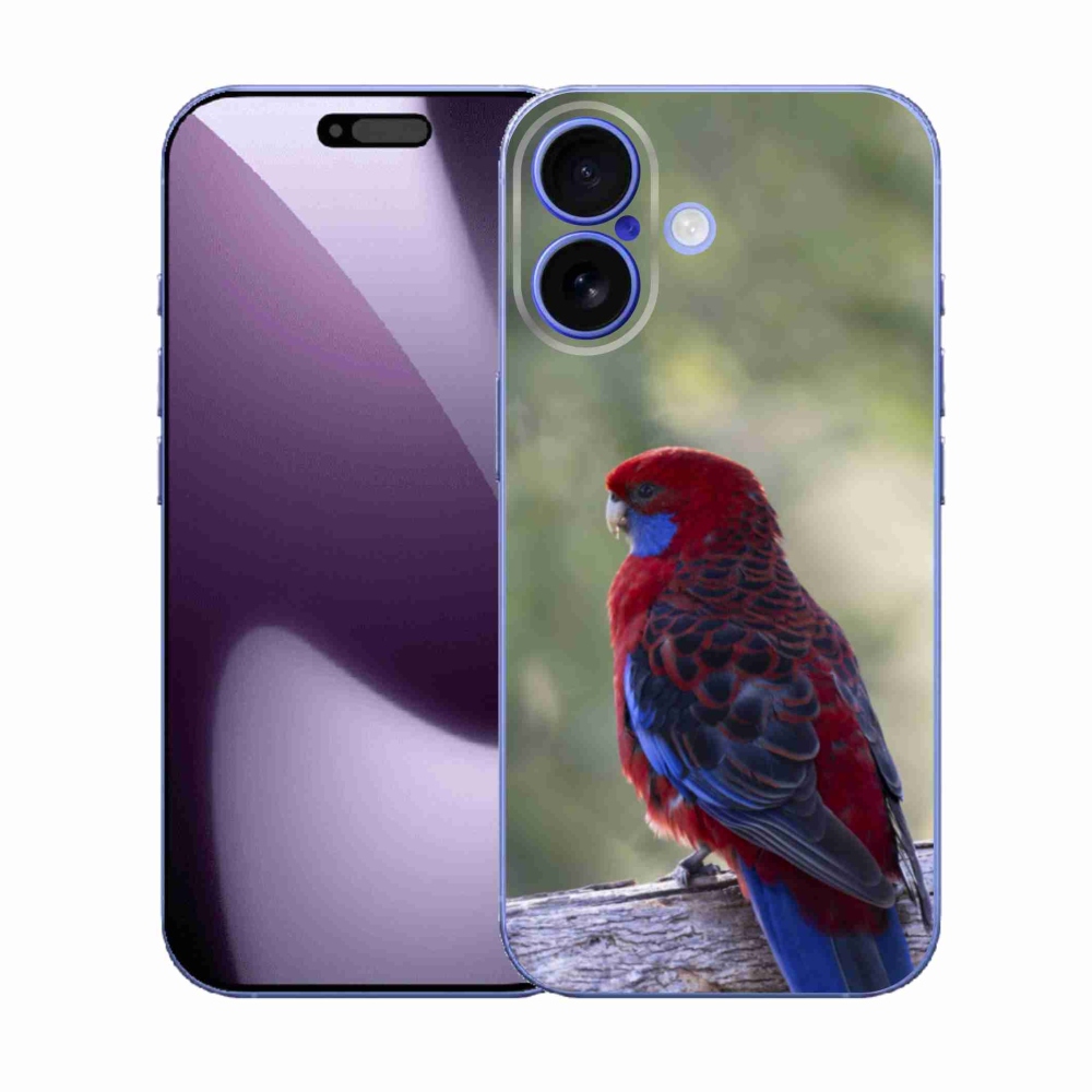 Gélový kryt mmCase na iPhone 17 - papagáj rosela