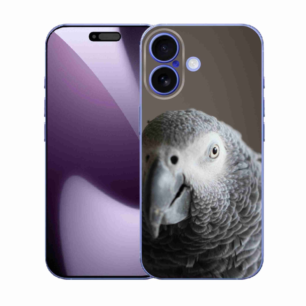 Gélový kryt mmCase na iPhone 17 - papagáj žako 2