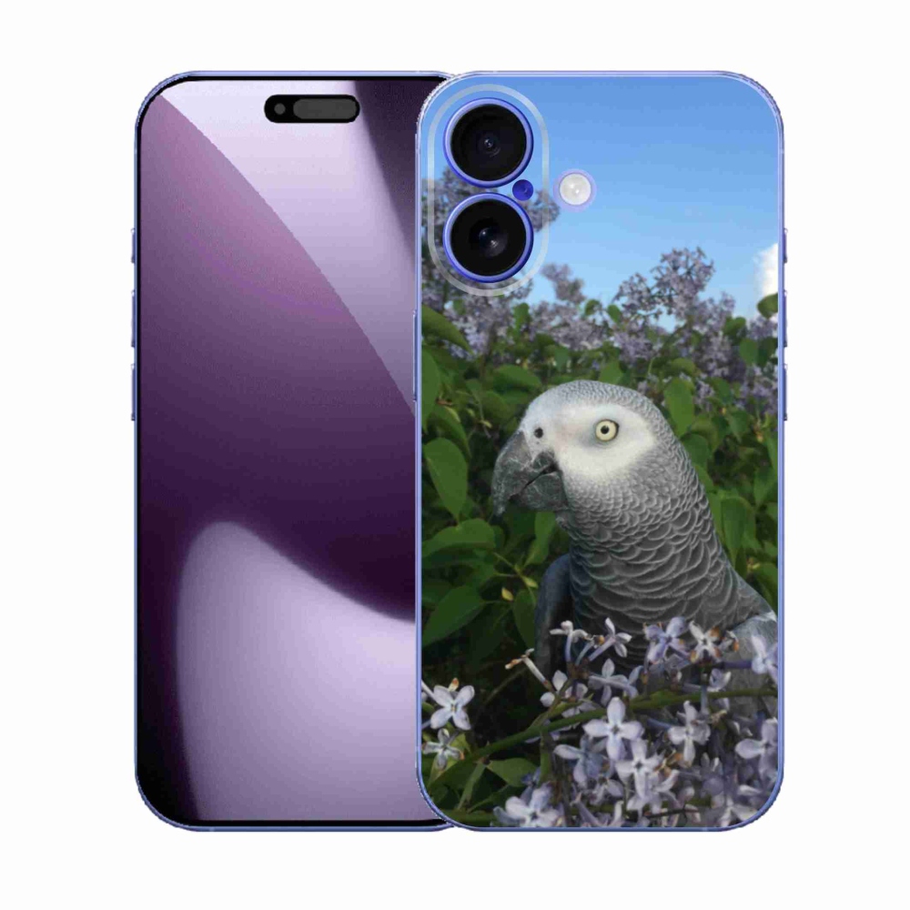 Gélový kryt mmCase na iPhone 17 - papagáj žako