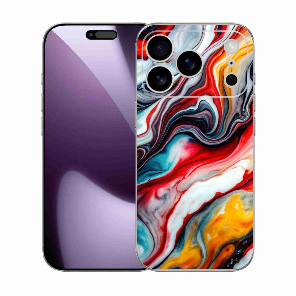 Gélový kryt mmCase na iPhone 17 Pro - abstraktný motív 35