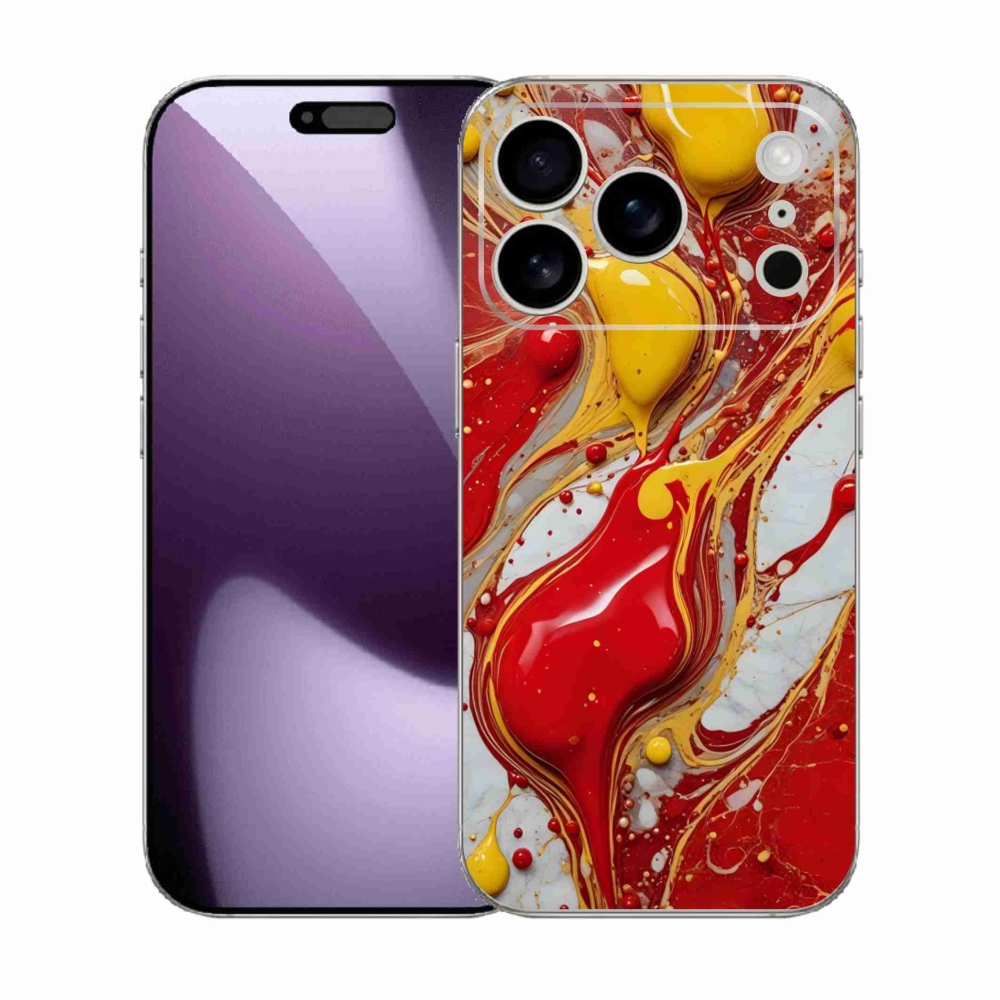 Gélový kryt mmCase na iPhone 17 Pro - abstraktný motív 42