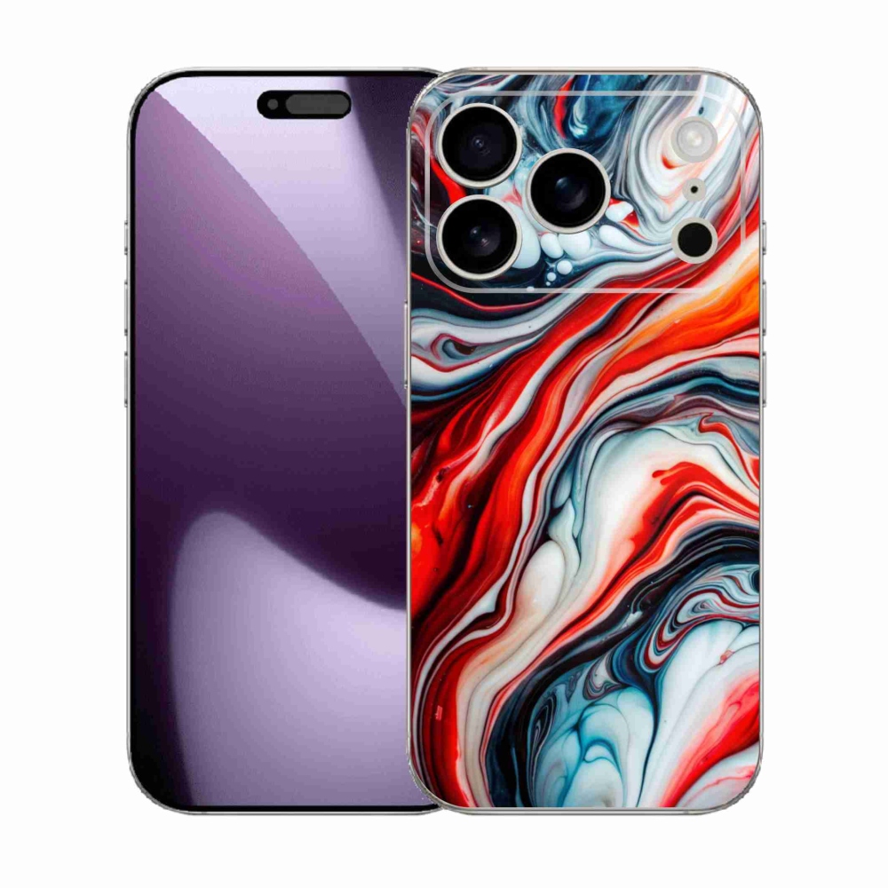 Gélový kryt mmCase na iPhone 17 Pro - abstraktný motív 63