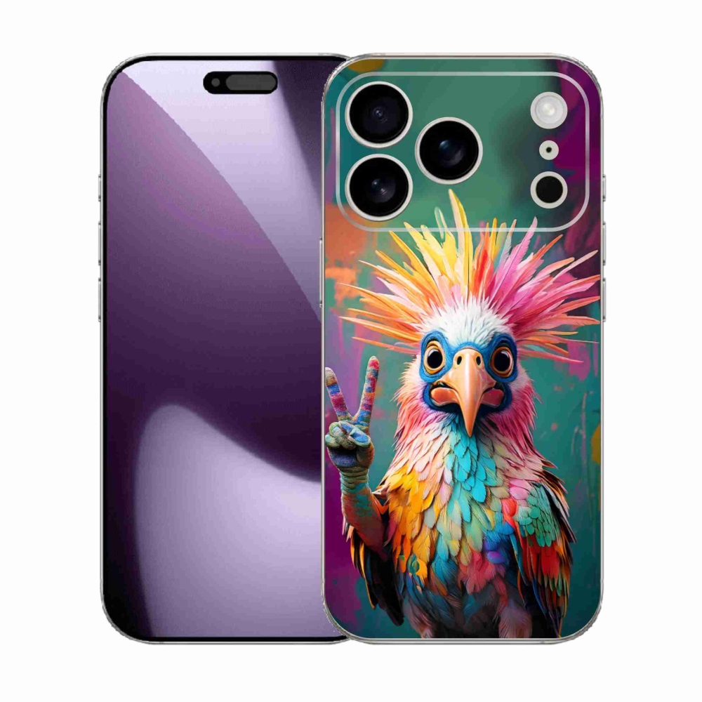 Gélový kryt mmCase na iPhone 17 Pro - farebný rebel