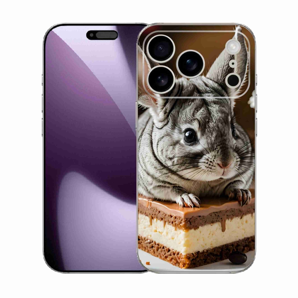 Gélový kryt mmCase na iPhone 17 Pro - činčila