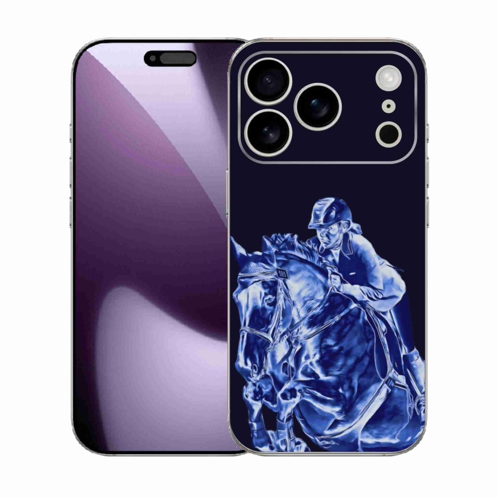 Gélový kryt mmCase na iPhone 17 Pro - dostihový kôň