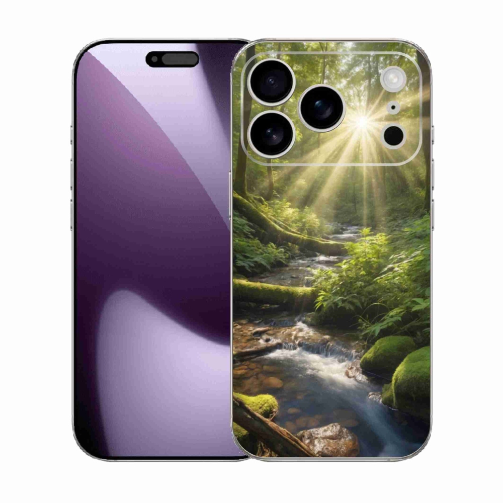 Gélový kryt mmCase na iPhone 17 Pro - hlbina lesa