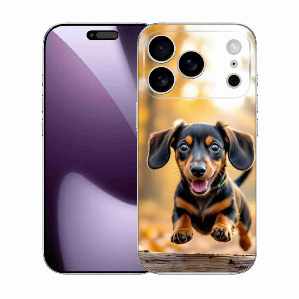 Gélový kryt mmCase na iPhone 17 Pro - jazvečík 2