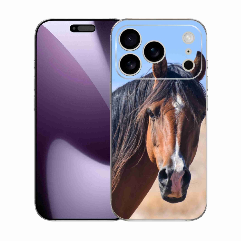 Gélový kryt mmCase na iPhone 17 Pro - pokojný kôň