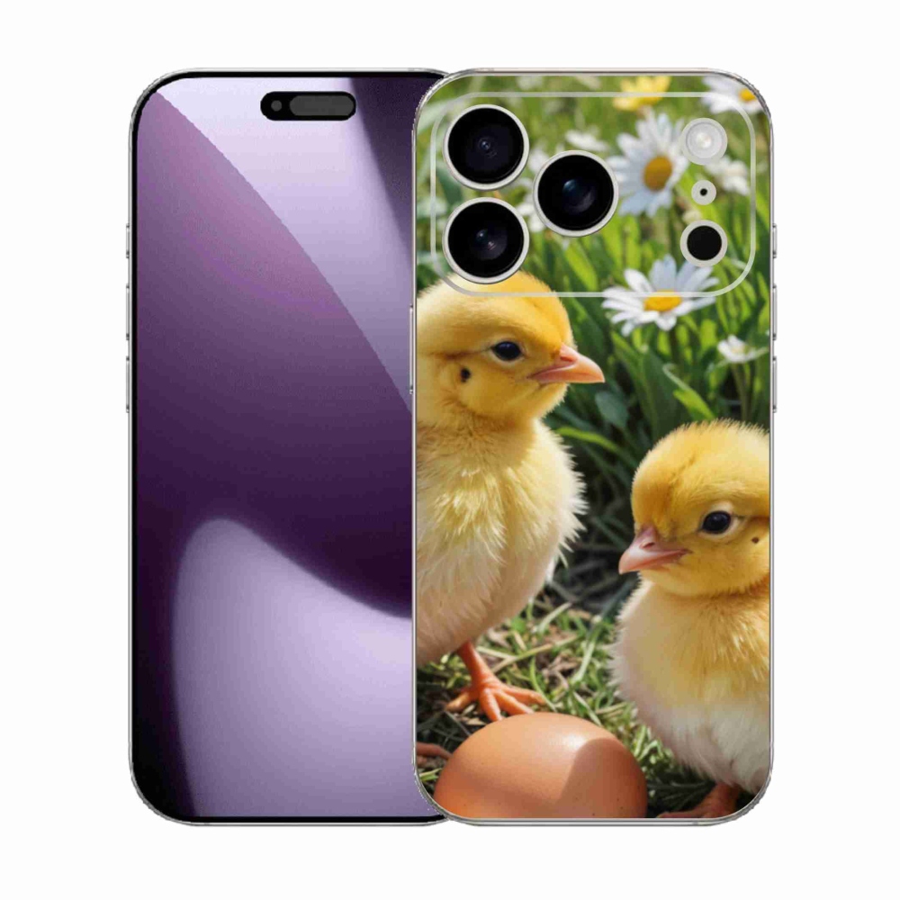 Gélový kryt mmCase na iPhone 17 Pro - kuriatka