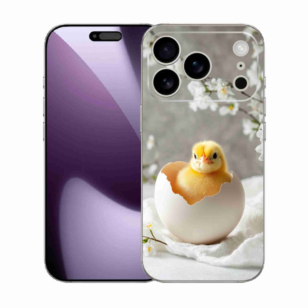 Gélový kryt mmCase na iPhone 17 Pro - kuriatko