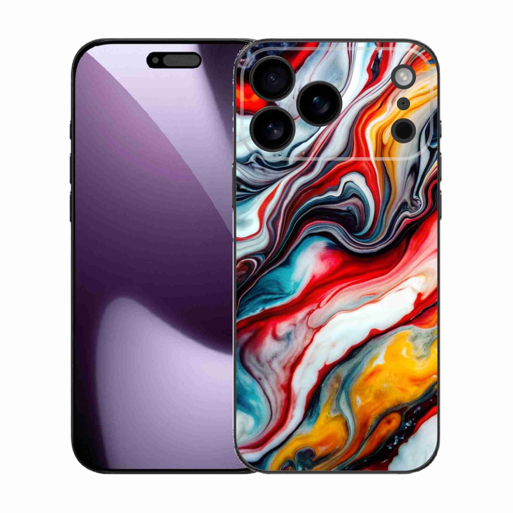 Gélový kryt mmCase na iPhone 17 Pro Max - abstraktný motív 35