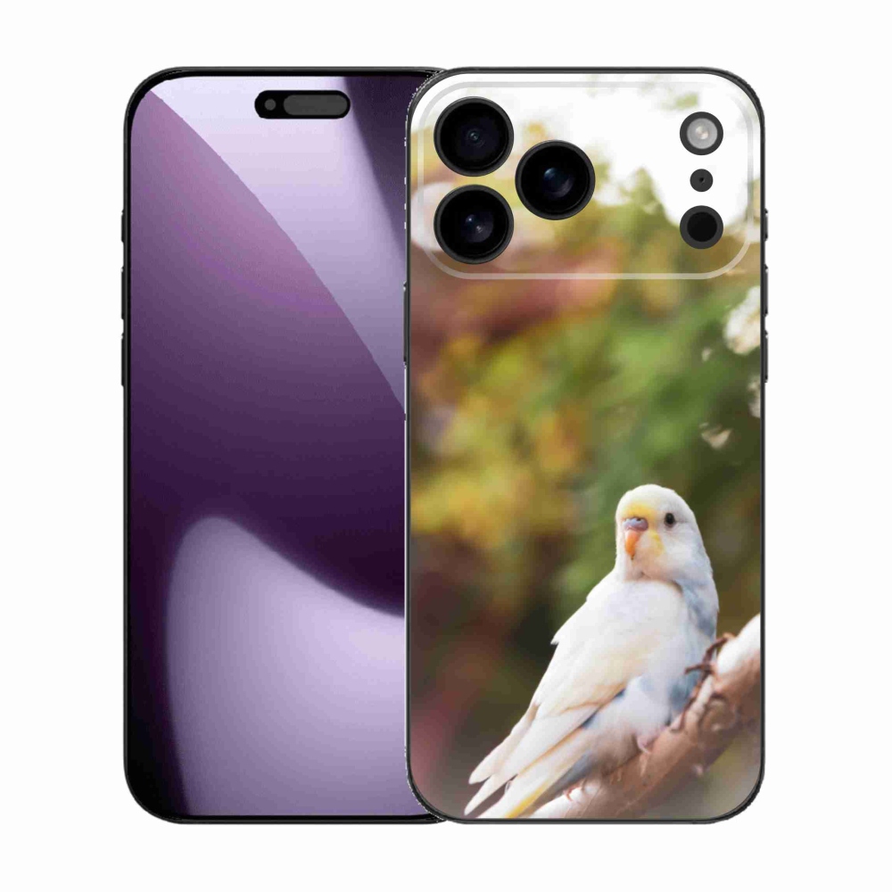 Gélový kryt mmCase na iPhone 17 Pro Max - andulka biela