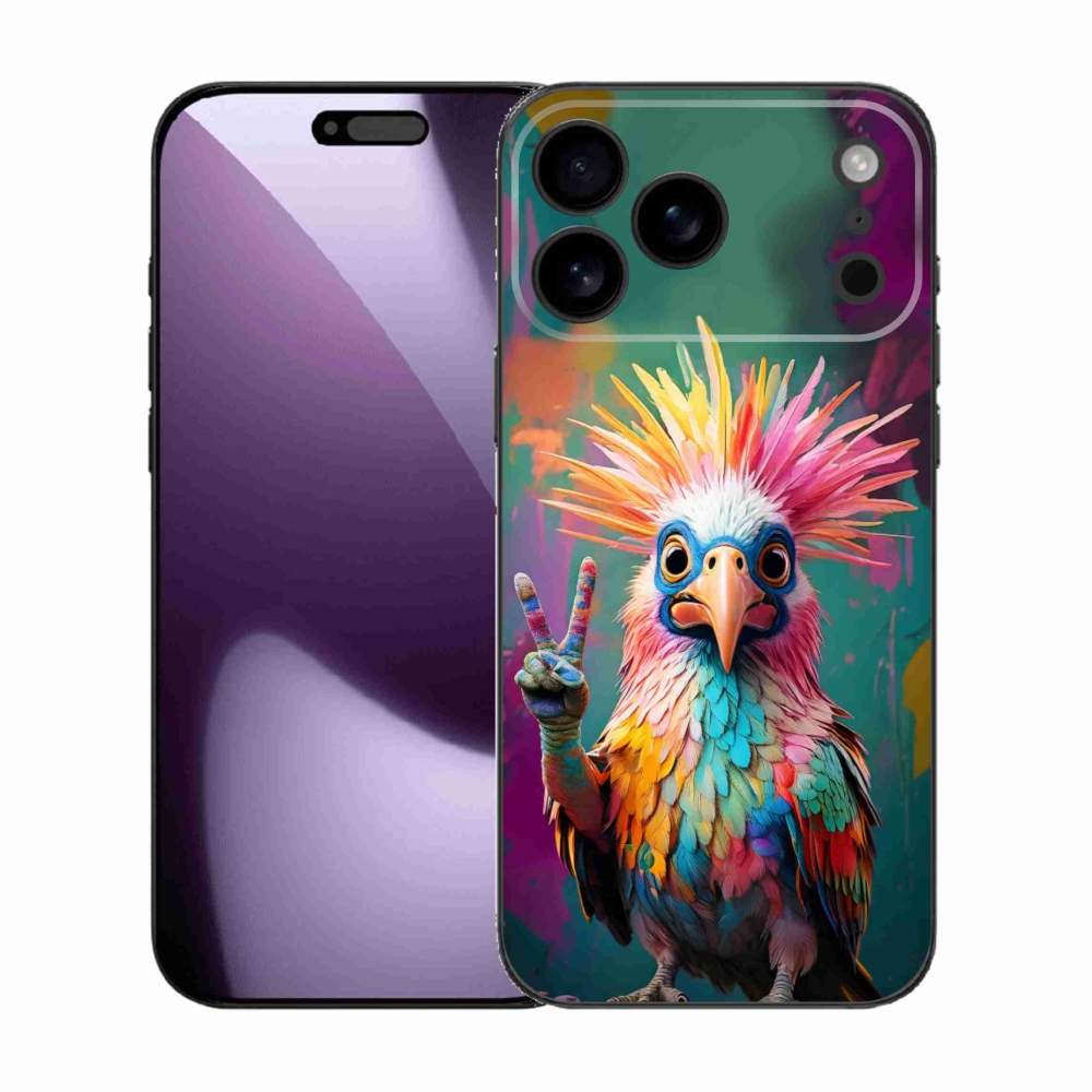 Gélový kryt mmCase na iPhone 17 Pro Max - farebný rebel