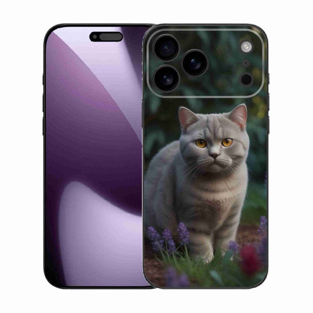 Gélový kryt mmCase na iPhone 17 Pro Max - britská mačka