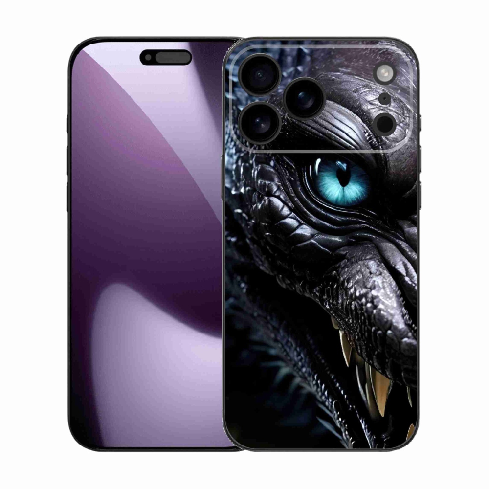 Gélový kryt mmCase na iPhone 17 Pro Max - dračí pohľad